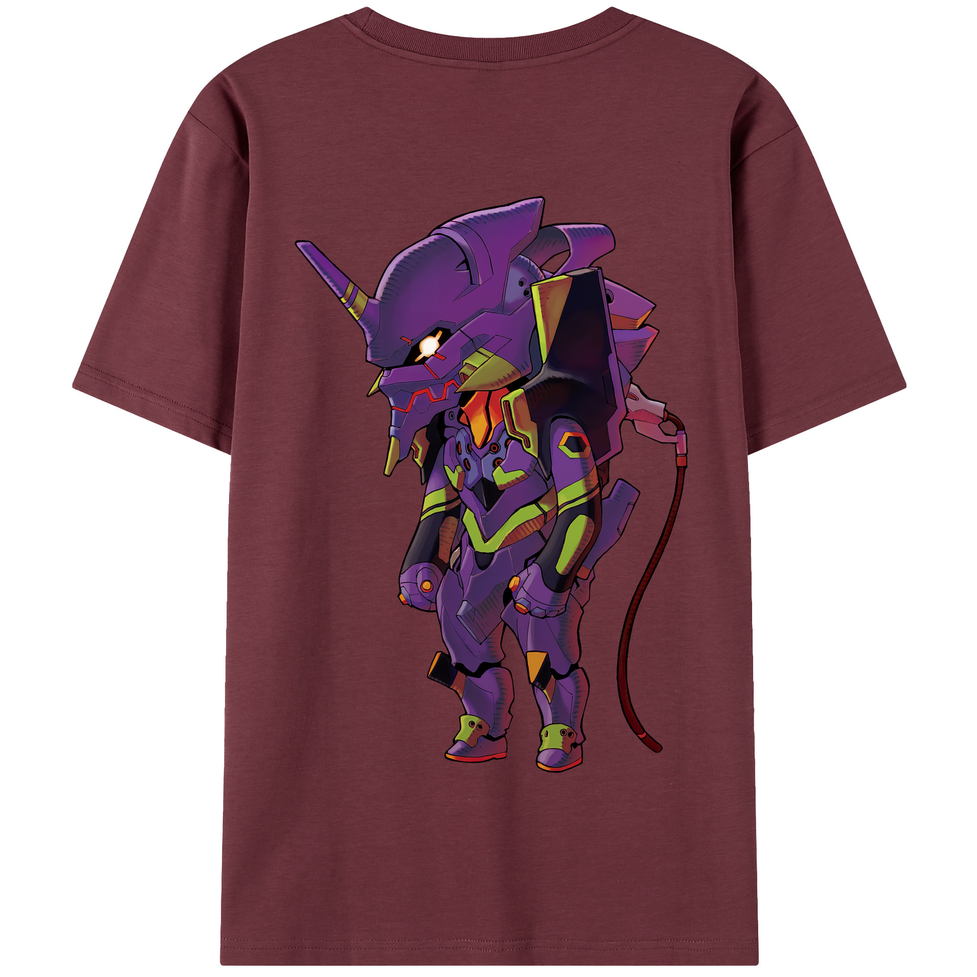 （画像用） EVA 新世紀エヴァンゲリオン 綿100％半袖Tシャツ（背面プリント）